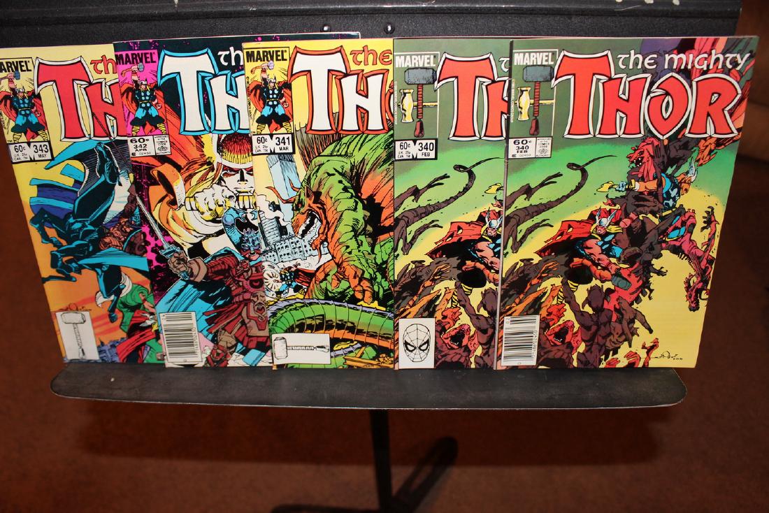 LOT OF THOR COMICS TWO 1984 #340 - 341 - 342 - 343 GOOD (1 of 3)