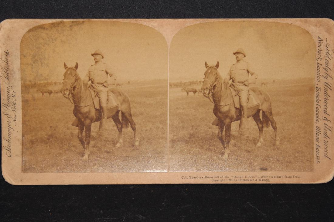 COL. TEDDY ROOSEVELT OF THE ROUGH RIDERS 1898 - (1 of 4)