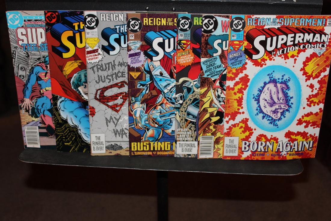 SUPERMAN ACTION #1, 3, 687, 306, 22, 78, 501 VERY GOOD (1 of 3)