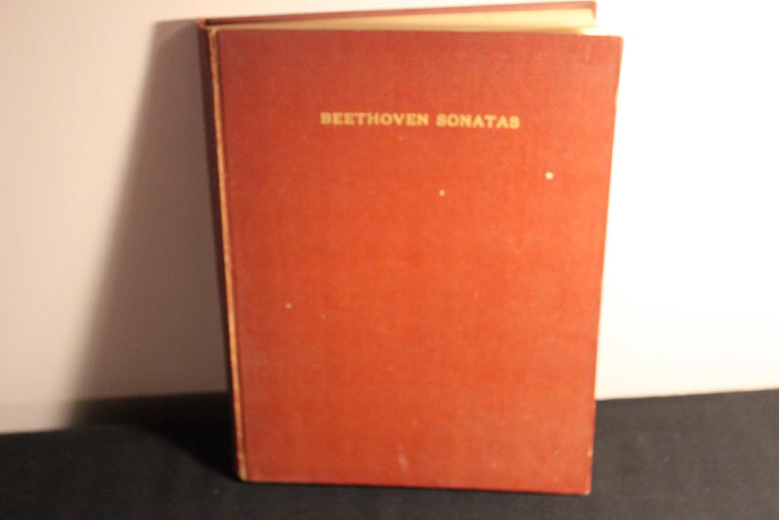 Beethoven's sonatas Hardcover 1923 341 pages: Beethoven's sonatas Hardcover 1923 341 pages