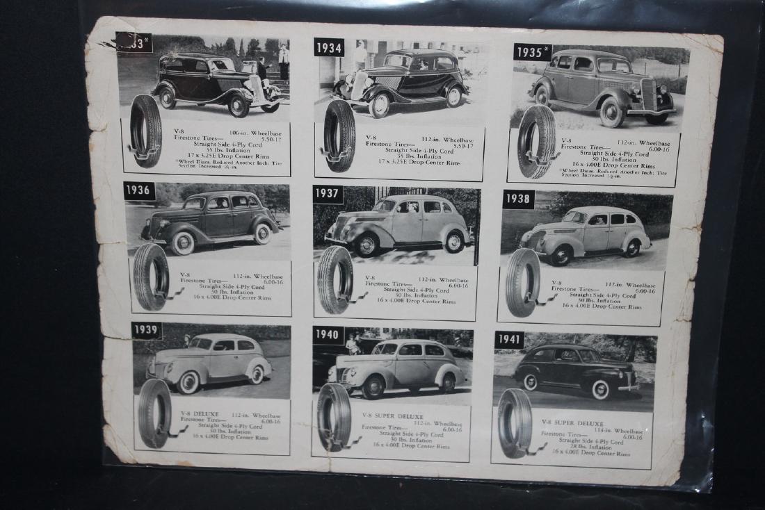 FIRESTONE TIRE ADVERTISING - OLD ORIGINAL AND (1 of 2)