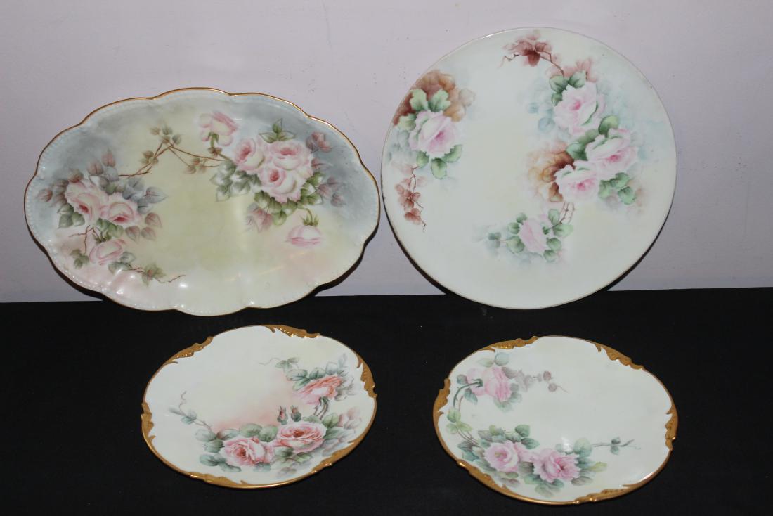 LIMOGES FRANCE 4 SUPER PIECES - PLATTER DATED 1904 (1 of 6)