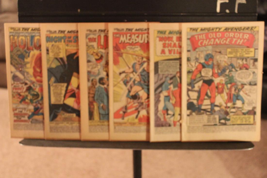 6 MIGHTY AVENGERS 1973 - #112, 117, 114, 109, 9, 10 - (1 of 4)