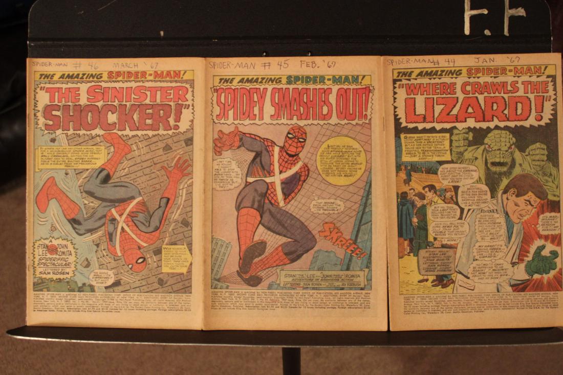 3 SPIDERMAN 1967 #44, 45, 46 ALL VOLUME 1 NO COVERS (1 of 2)