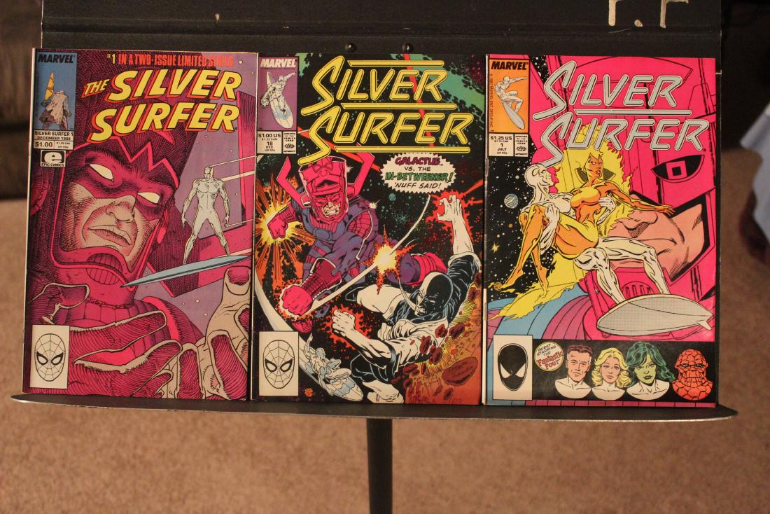 1988 SILVER SURFER  VOLUME 1 #1, 18 - 1987 VOLUME 3 #1 (1 of 2)