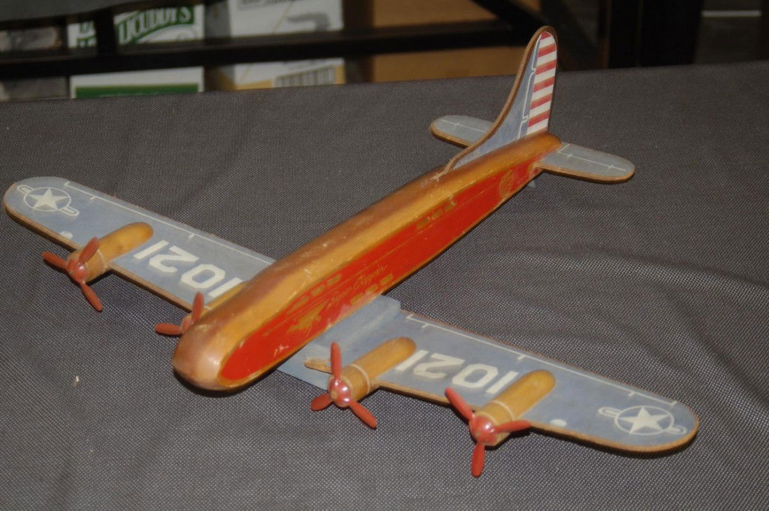 CASS TOYS - SUPER CLIPPER WOODEN AIRPLANE: CASS TOYS - SUPER CLIPPER WOODEN AIRPLANE
