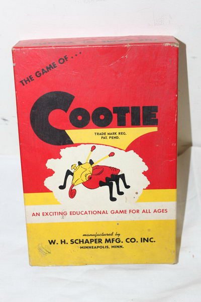 THE GAME OF COOTIE - ORIG BOX COMPLETE: THE GAME OF COOTIE - ORIG BOX COMPLETE