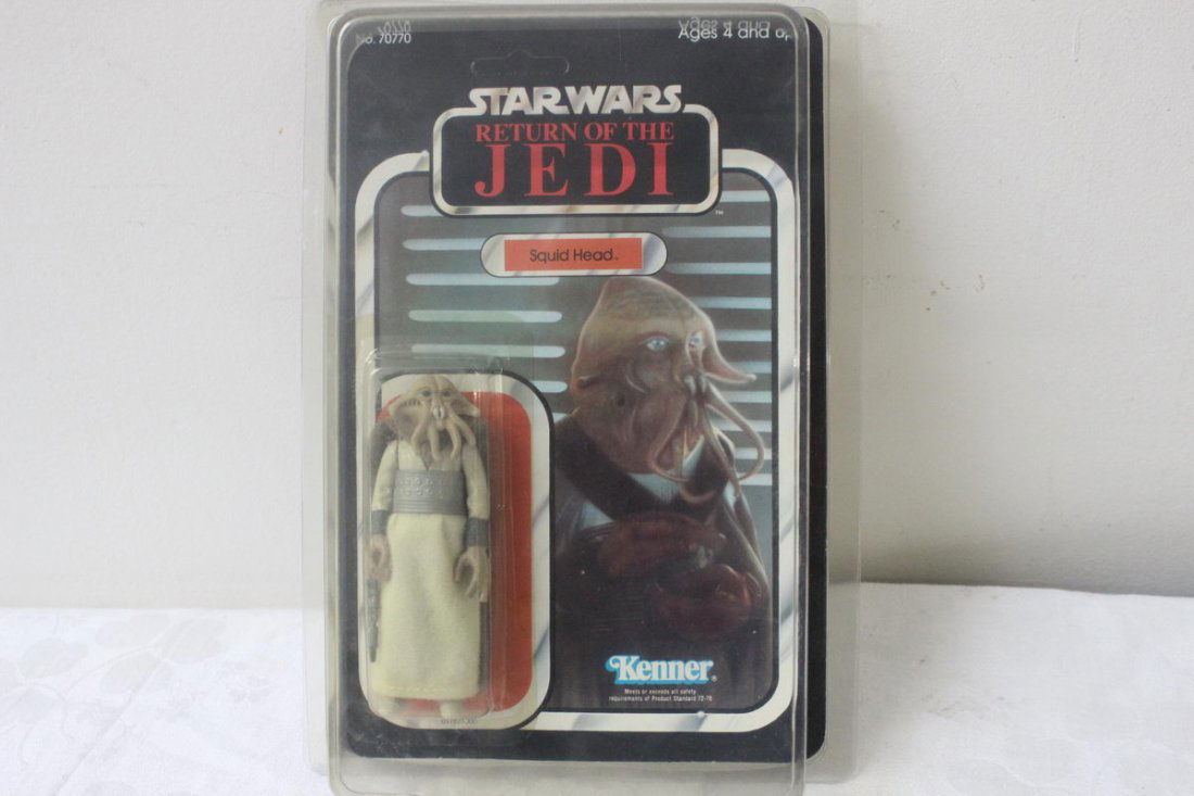 RETURN OF THE JEDI - 1983 - SQUID HEAD - NEW IN ORI: RETURN OF THE JEDI - 1983 - SQUID HEAD - NEW IN ORIGINAL PACKAGE