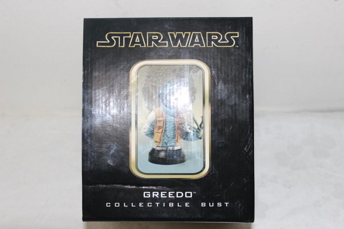 2003 GREEDO COLLECTIBLE BUST IN GREAT SHAPE IN ORI: 2003 GREEDO COLLECTIBLE BUST IN GREAT SHAPE IN ORIGINAL BOX - 1752/7500