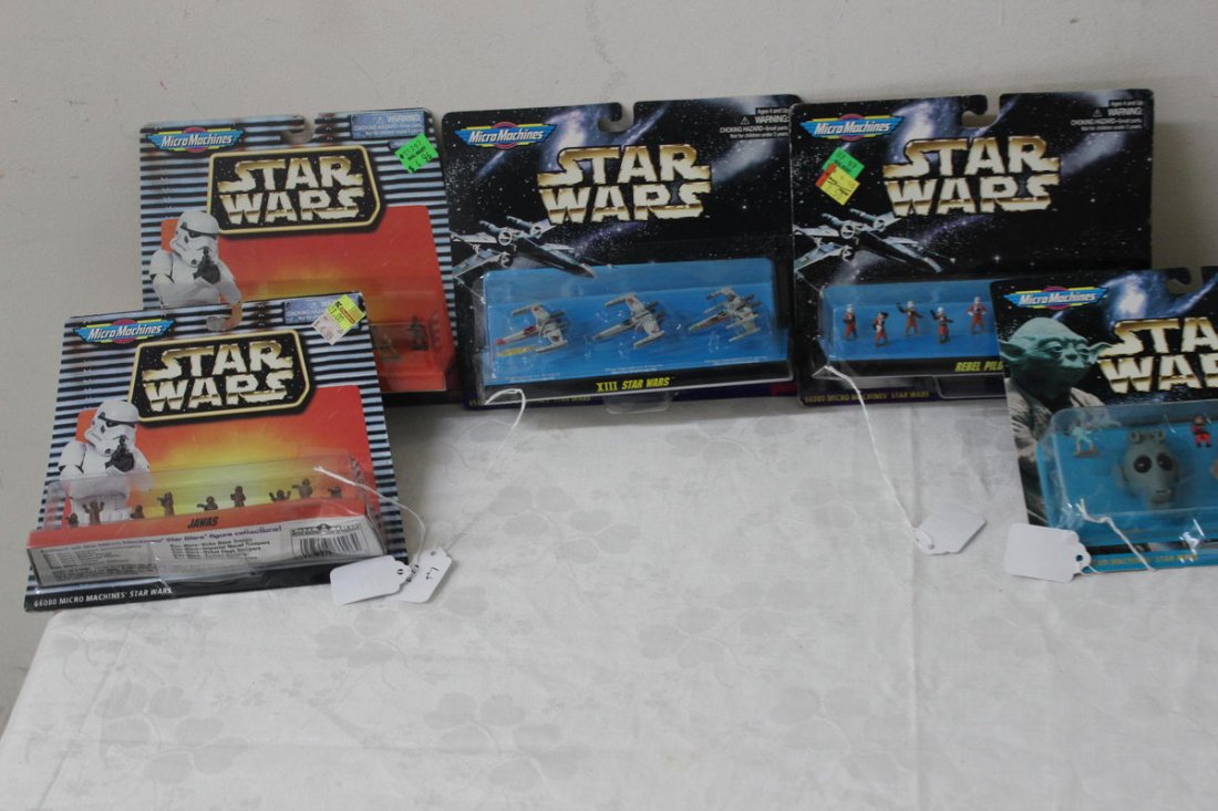 MICRO MACHINES- 1996 JAWAS - 1997 COLLECTION II - : MICRO MACHINES- 1996 JAWAS - 1997 COLLECTION II - 1996 XIII STAR WARS - 1996 REBEL PILOTS - 1996 CLASSIC CHARACTERS - ALL NEW IN ORIGINAL PACKAGE