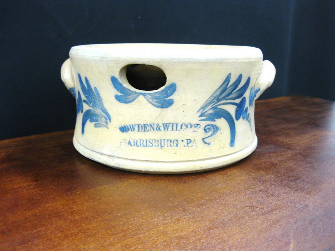 RARE UNUSUAL COWDEN & WILCOX HARRISBURG PA. SPITTOO: RARE UNUSUAL COWDEN & WILCOX HARRISBURG PA. SPITTOON