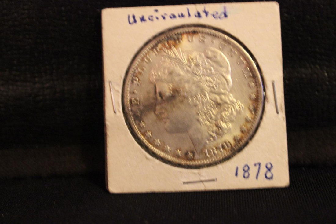 1878 UNCIRCULATED TONING: 1878 UNCIRCULATED TONING