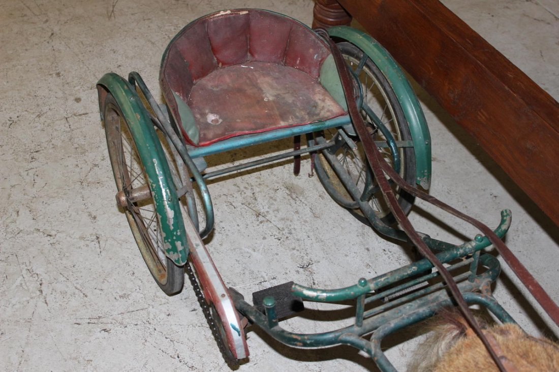 TERRIFIC PEDAL PONY 62" LONG IN ORIG. CONDITION - PONY' - 6