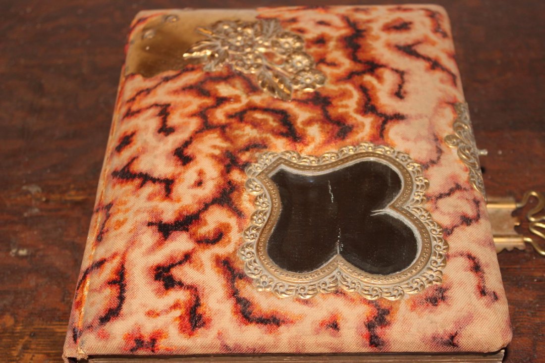 VICTORIAN PHOTO ALBUM LOOSE PAGES BUT COMPLETE - MANY P