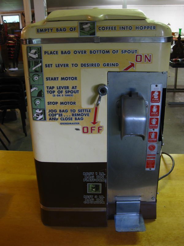 25" TALL 14 1/2" WIDE GREAT COFFEE GRINDER: 25" TALL 14 1/2" WIDE GREAT COFFEE GRINDER