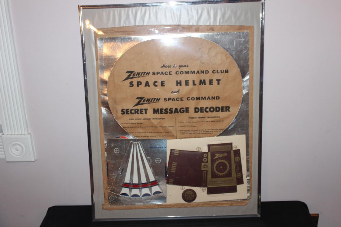 ADVERTISING ZENITH COLLECTIBLES - SECRET MESSAGE: ADVERTISING ZENITH COLLECTIBLES - SECRET MESSAGE DECODERS