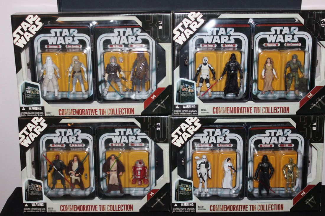 4 UNOPENED 2006 STAR WARS BATTLE PACKS: 4 UNOPENED 2006 STAR WARS BATTLE PACKS