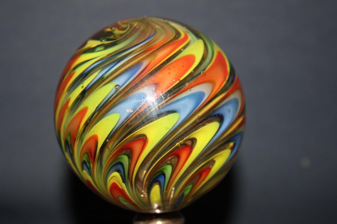 AMAZING MAN-MADE LARGE SWIRL MARBLE MADE IN THE STYLE: AMAZING MAN-MADE LARGE SWIRL MARBLE MADE IN THE STYLE OF THE EARLY GERMAN