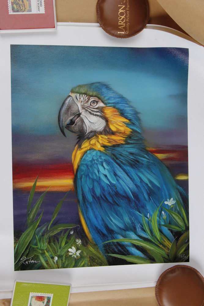 limited edition giclee on canvas by martin katon titled: limited edition giclee on canvas by martin katon titled "freedom speaks" 116/345 artist signed with coa