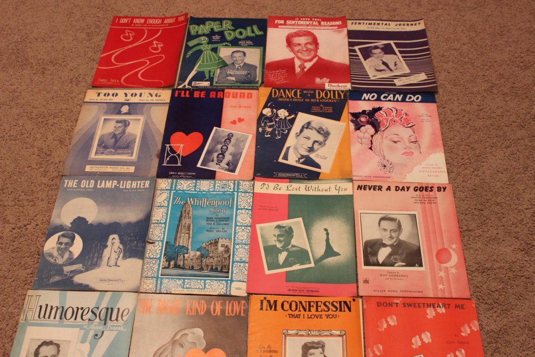 16 EXCELLENT OLD SHEET MUSIC ALL GOOD CONDITION: 16 EXCELLENT OLD SHEET MUSIC ALL GOOD CONDITION