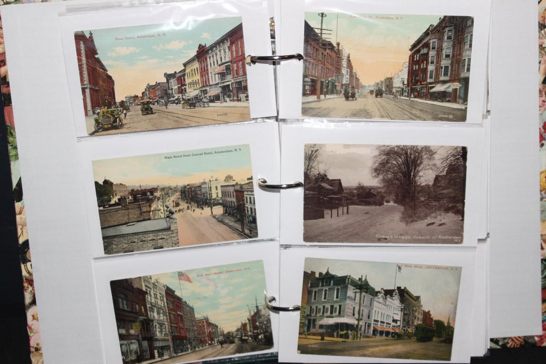 LOCAL INTEREST 237 POSTCARDS OF EARLY AMSTERDAM MANY: LOCAL INTEREST 237 POSTCARDS OF EARLY AMSTERDAM MANY WONDERFUL DOWNTOWN CARDS- SEVERAL WINTER STORMS- LANDMARKS- PLUS ALL CARDS IN VERY GOOD CONDITION