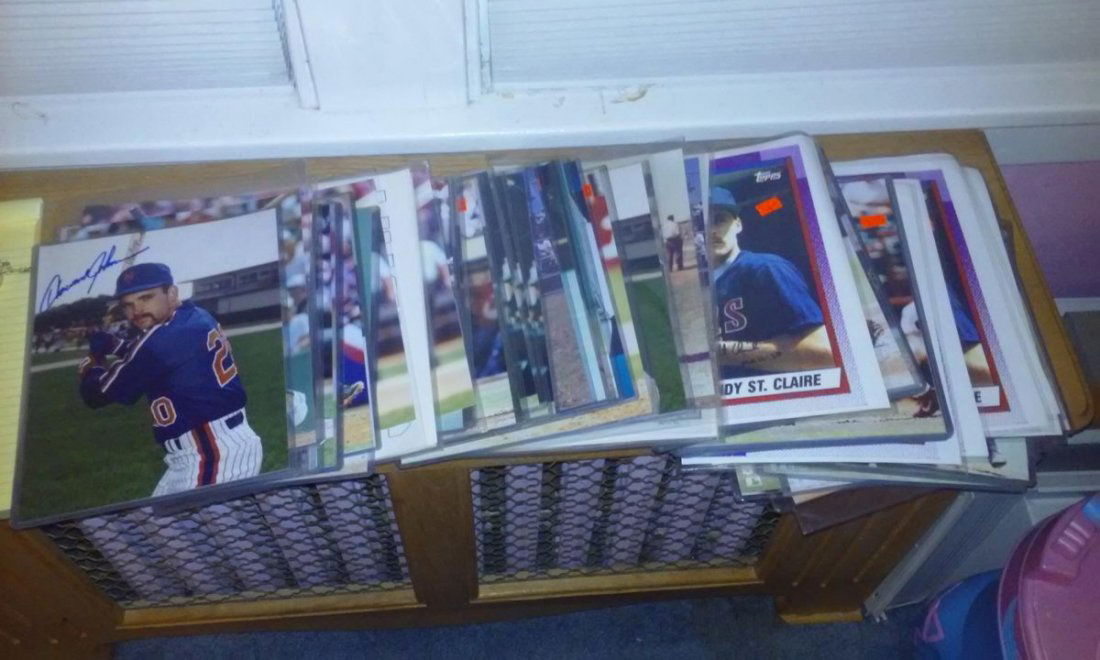 Massive lot of between 70 and 80 8x10 autographs of: Massive lot of between 70 and 80 8x10 autographs of various baseball players there are more than one of some players some players include Turk Wendell, David Johnson, Bob Lemmon, Lou brodoux etc