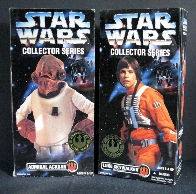 STAR WARS COLLECTOR SERIES ADMIRAL ACKBAR & LUKE (1 of 2)