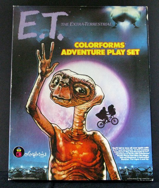 E.T. - EXTRA-TERRESTRIAL COLORFORMS ADVENTURE PLAYSET - (1 of 3)
