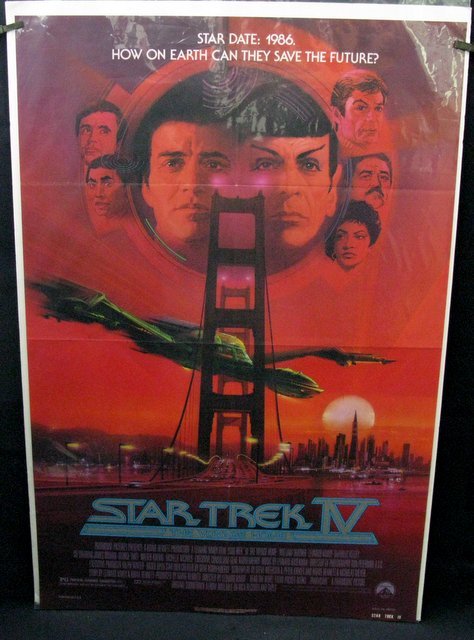 STAR TREK IV-THE VOYAGE HOME - 1986 One Sheet Movie (1 of 1)