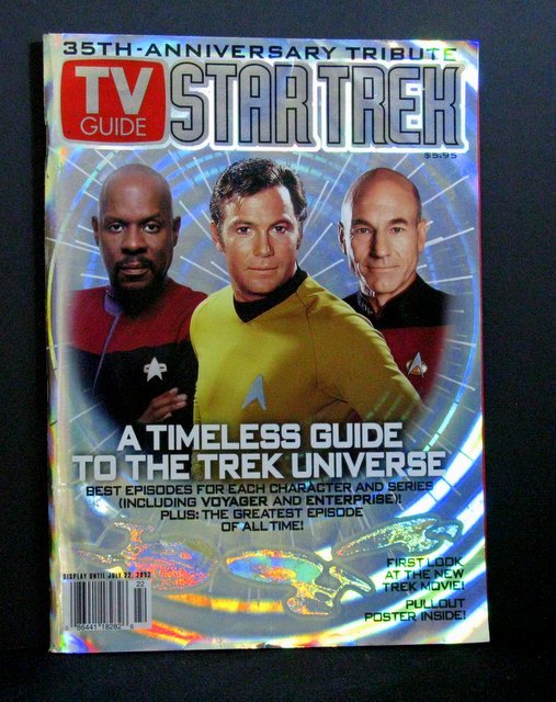 STAR TREK TV GUIDE 35TH ANNIVERSARY TRIBUTE MAGAZINE - (1 of 2)