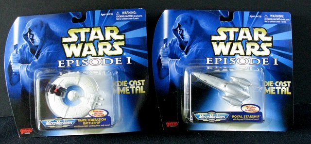 STAR WARS EPISODE I MICRO MACHINES SPACESHIP LOT OF (1 of 1)