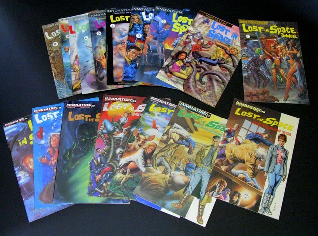 CLASSIC LOST IN SPACE COMIC BOOK LOT Innovation Comics, (1 of 3)