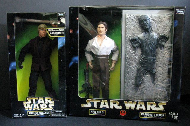 STAR WARS ACTION COLLECTION JEDI LUKE SKYWALKER & HAN (1 of 2)