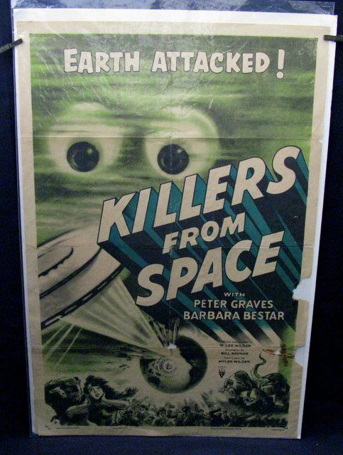KILLERS FROM SPACE - 1954 One Sheet Movie Poster - 27"x (1 of 1)