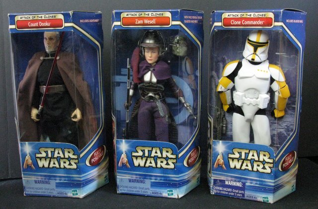 STAR WARS ATTACK OF THE CLONES  - COUNT DOOKU, ZAM (1 of 2)