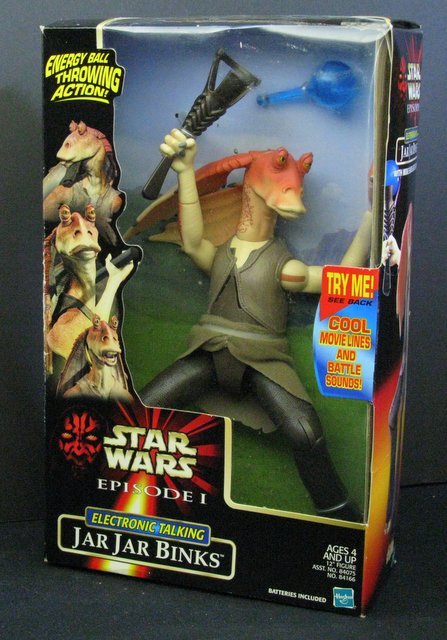 STAR WARS EPISODE I ELECTRONIC TALKING JAR JAR BINKS (1 of 2)