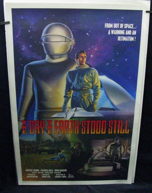 THE DAY THE EARTH STOOD STILL - 1952 One Sheet Movie (1 of 2)
