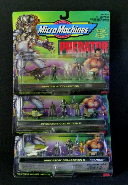 PREDATOR MICROMACHINES LOT OF 3 Galoob, 1996. All three (1 of 2)