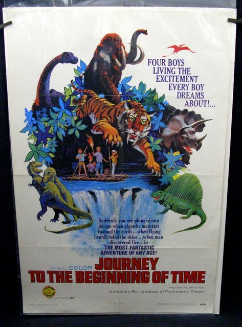 JOURNEY TO THE BEGINNING OF TIME - 1969 One Sheet Movie (1 of 2)
