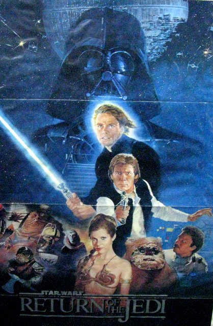 STAR WARS RETURN OF THE JEDI - 1983 - Style B One Sheet (1 of 3)