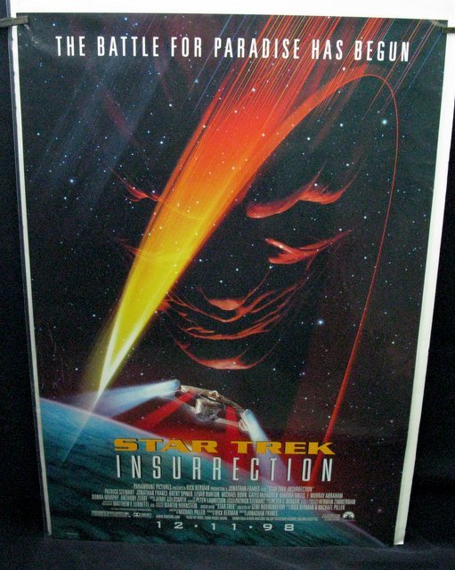 STAR TREK INSURRECTION - 1998 - One Sheet Movie Poster (1 of 2)