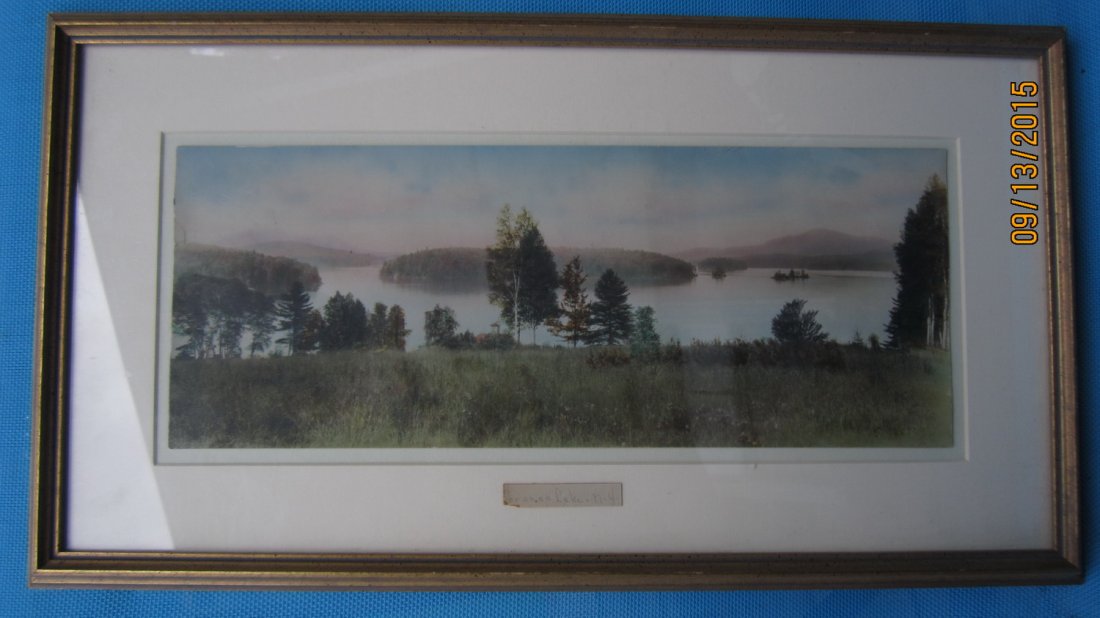 NICE EARLY PHOTO OF SARANAC LAKE, N.Y. - ADIRONDACKS - (1 of 4)