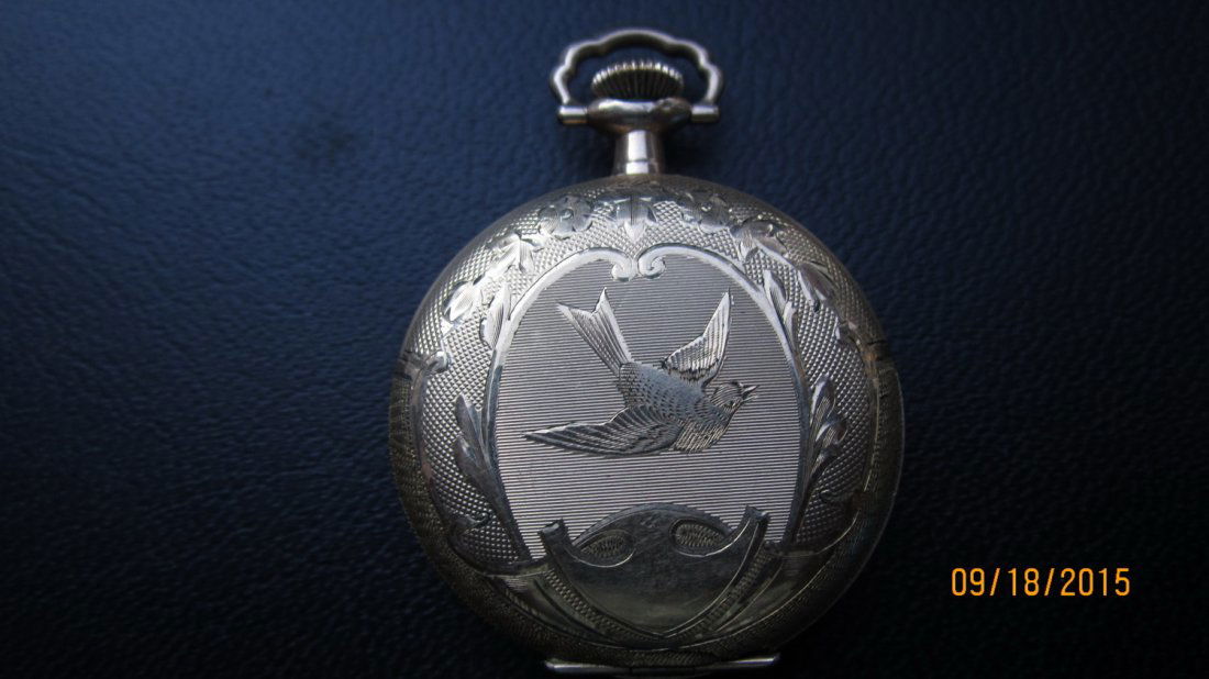GREAT HAMPTON ORNATE LADIES POCKET WATCH WITH DUEBER (1 of 3)