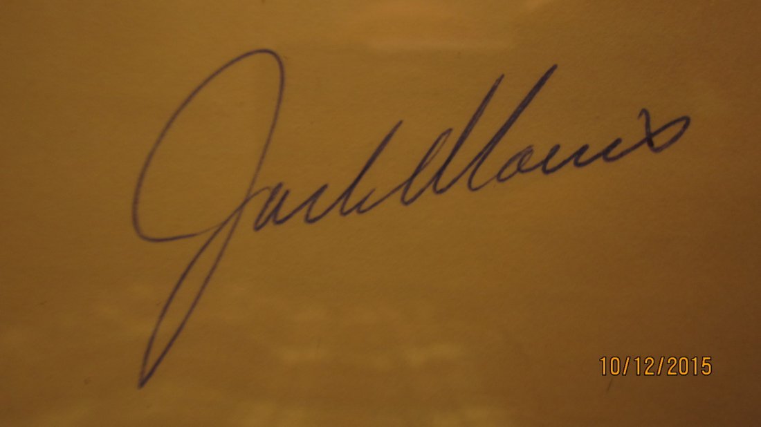 HISTORIC AUTOGRAPH OF JACK MORRIS  W/ PSA/DNA (1 of 3)