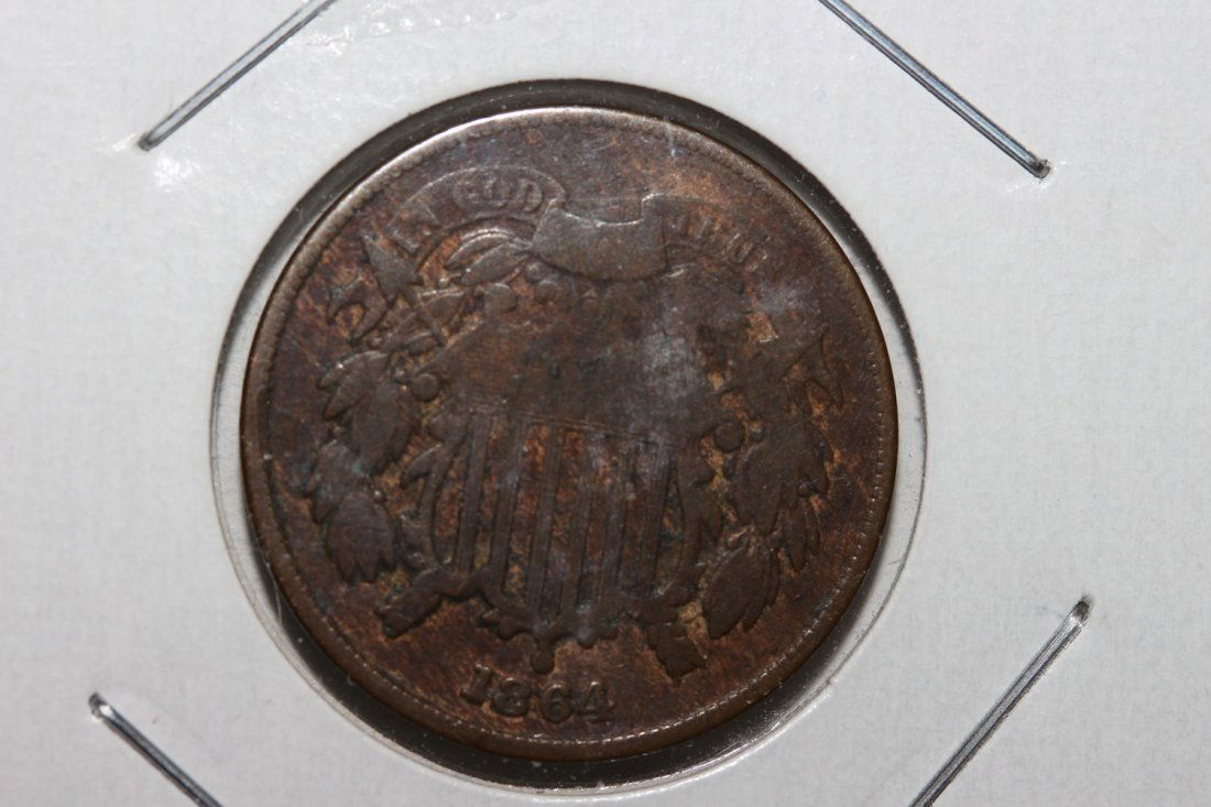 1864 TWO CENT PIECE GOOD (1 of 3)