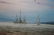 GREAT OIL ON CANVAS OF EARLY SAIL SHIP SIGNED AND GREAT - 4