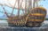 GREAT OIL ON CANVAS OF EARLY SAIL SHIP SIGNED AND GREAT - 6