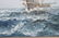 OIL ON CANVAS OF OLD SAIL SHIP - GREAT DETAIL - SIGNED - 3