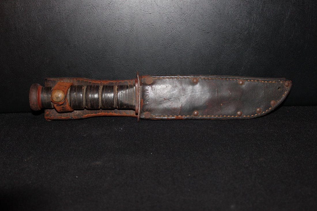 HARD TO FIND WWII U.S. NAVY FIGHTING KNIFE - COMPLETE (1 of 7)