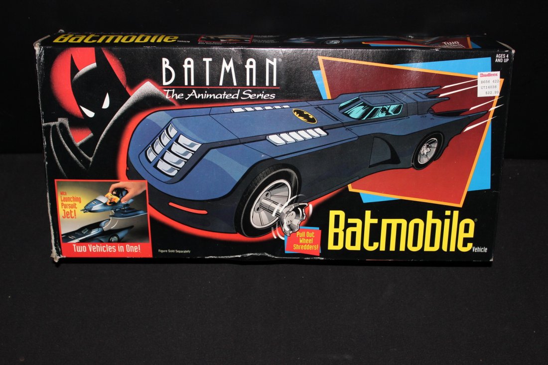 KENNER 1992 BATMAN THE ANIMATED SERIES BATMOBILE IN (1 of 4)